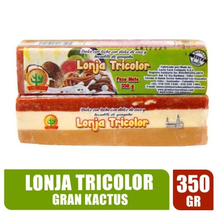 BOCADILLO EN LONJA TRICOLOR KACTUS X 350GR