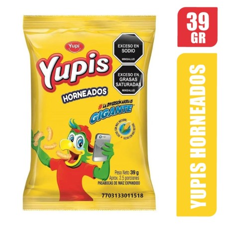 PASABOCAS YUPI HORNEADOS X 39GR