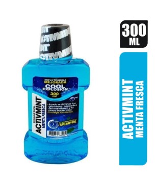ENJUAGUE BUCAL ACTIVMINT MENTA FRESCA X 300ML