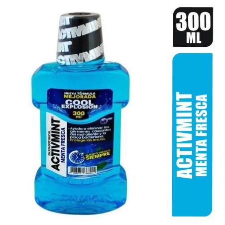 ENJUAGUE BUCAL ACTIVMINT MENTA FRESCA X 300ML