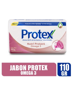 JABÓN BARRA PROTEX NUTRI PROTECT OMEGA 3 X 110GR