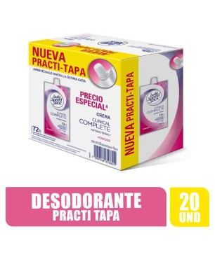 DESODORANTE LADY SPEED STICK CLINICAL CON TAPA X 20UND