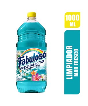 LIMPIADOR FABULOSO ANTIBACTERIAL MAR FRESCO X 1000 ML