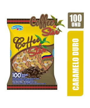 CARAMELO DURO COFFE STAR X 100UND