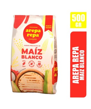 HARINA AREPA REPA MAIZ BLANCO X 500GR