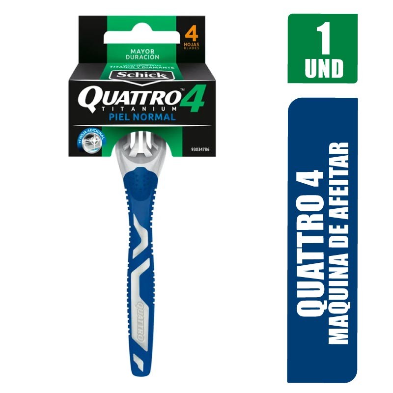 MAQUINA DE AFEITAR SCHICK QUATTRO 4