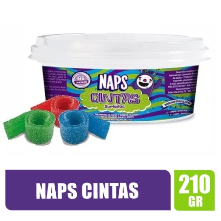 GOMAS NAPS CINTAS X 210GR