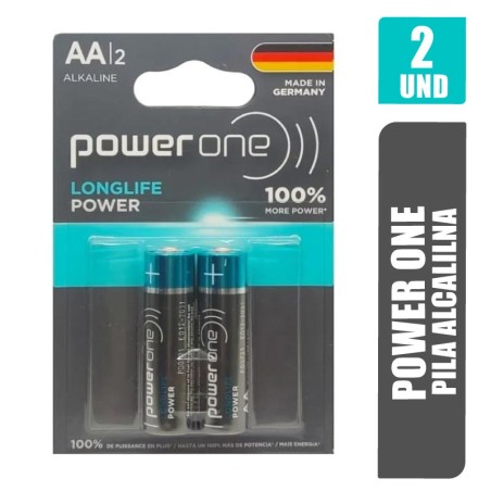 PILAS ALCALINAS AAA POWER ONE