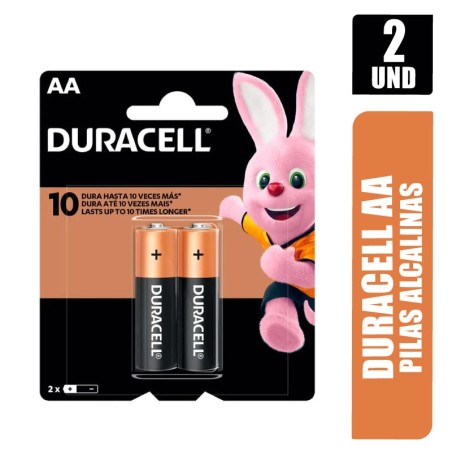 PILAS DURACELL ALKALINA AA