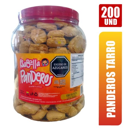 PANDEROS ISABELLA TARRO X 200UND