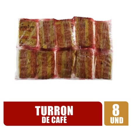 TURRÓN DE CAFÉ X 8UND