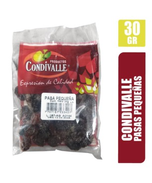 UVAS PASAS CONDIVALLE X 30GR