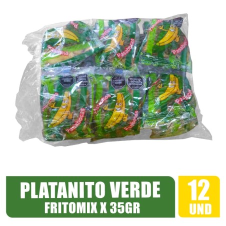 PLATANITOS VERDES FRITOMIX 35GR X 12UND