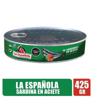 SARDINA LA ESPAÑOLA EN ACEITE X 425GR