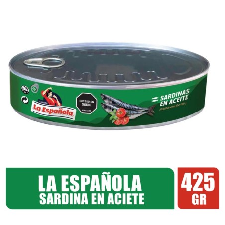SARDINA LA ESPAÑOLA EN ACEITE X 425GR