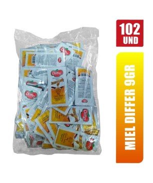 MIEL DIFFER SOBRES 9GR X 102UND