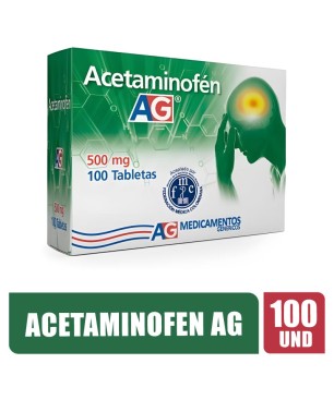 ACETAMINOFEN 500MG X 100UND