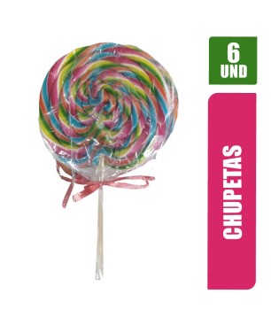 CHUPETAS X 6 UND
