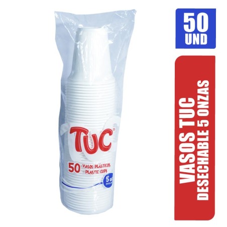 VASOS DESECHABLES TUC 5 OZ X 50UND