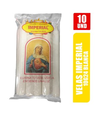 VELA IMPERIAL 10G24 BLANCA X 10UND