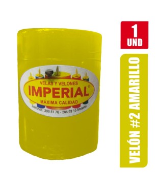 VELON N. 2 AMARILLO LARGO 7.5CM GRUESO 5CM