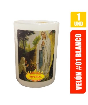 VELON N. 1 BLANCO LARGO 6CM GRUESO 5CM