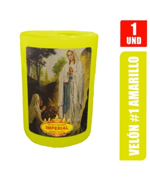VELON N. 1 AMARILLO LARGO 6CM GRUESO 5CM