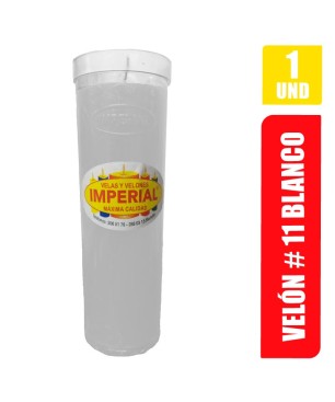 VELON N. 11 BLANCO LARGO 18.5CM GRUESO 5.5CM