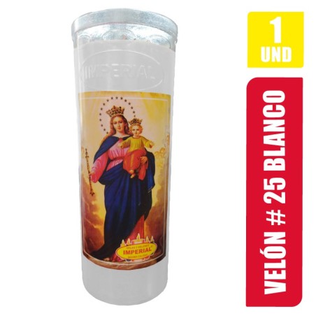 VELON N. 25 BLANCO LARGO 22.5CM GRUESO 9CM