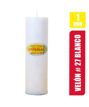 VELON N. 27 BLANCO LARGO 31CM GRUESO 9CM