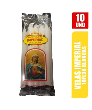 VELA IMPERIAL BLANCA 10FL30 X 10UND