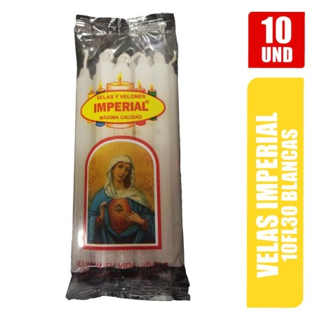 VELA IMPERIAL BLANCA 10FL30 X 10UND