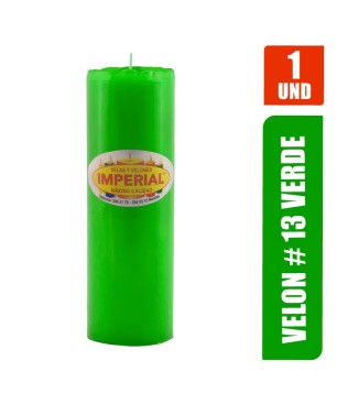 VELON N. 13 VERDE LARGO 19CM GRUESO 6.5CM
