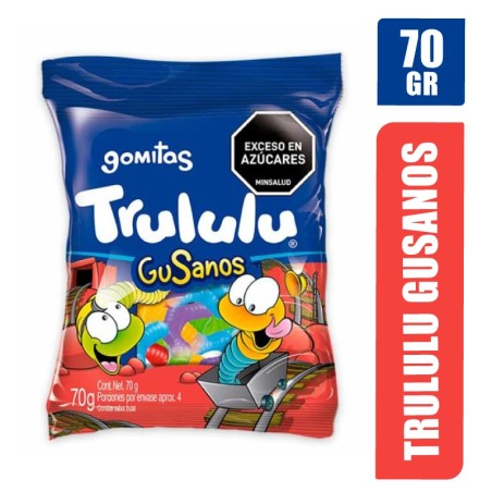 GOMITAS TRULULU GUSANOS X 70GR