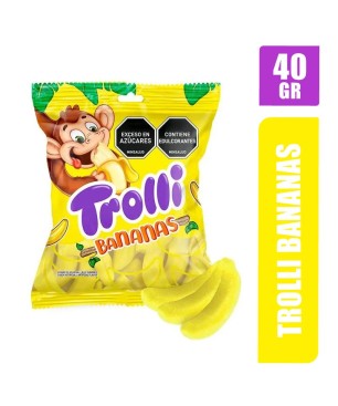 GOMAS BANANAS TROLLI MINI TROLLI X 40GR