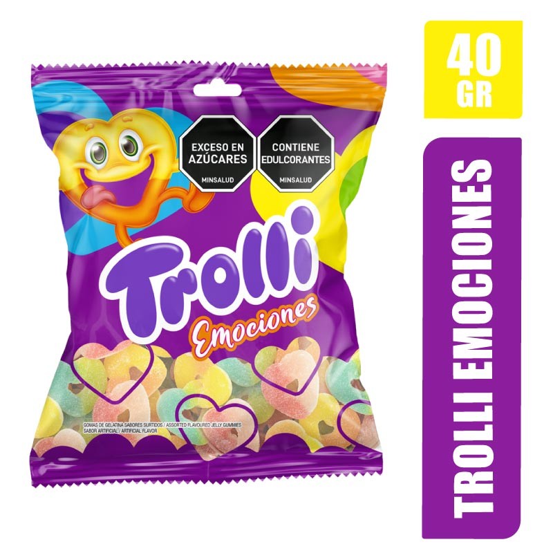 GOMAS EMOCIONES  TROLLI MINI TROLLI X 40GR