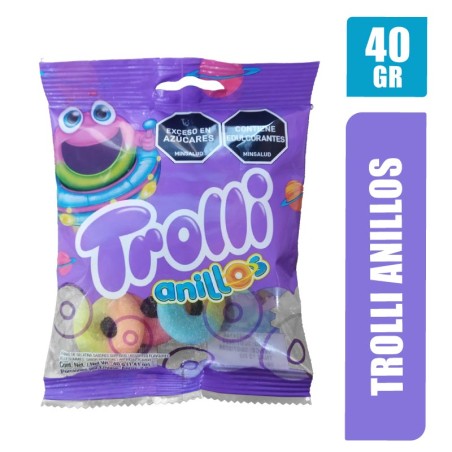 GOMAS ANILLOS MINI TROLLI X 40GR