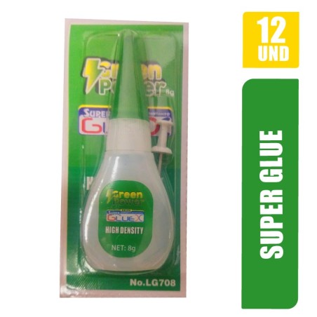 SUPER GLUE VERDE X 12UND