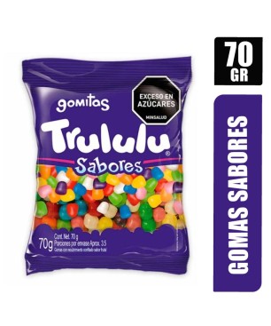 GOMITAS TRULULU SABORES X 70GR