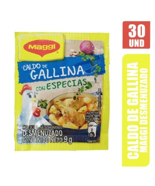 CALDO DE GALLINA  MAGGI DESMENUZADO X 30UND