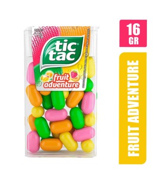 TIC TAC FRUIT ADVENTURE X 16GR
