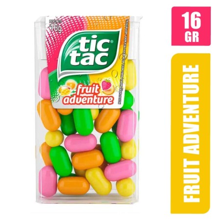 TIC TAC FRUIT ADVENTURE X 16GR