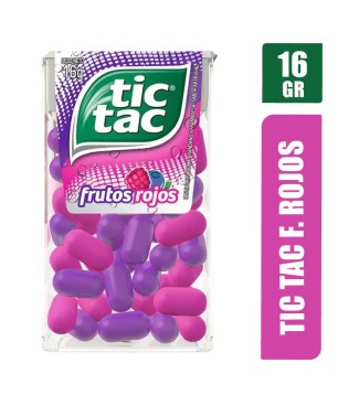 TIC TAC FRUTOS ROJOS X 16GR