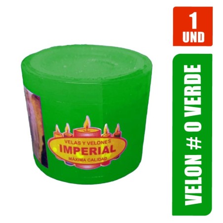 VELON N. 0 VERDE 4CM GRUESO 5CM