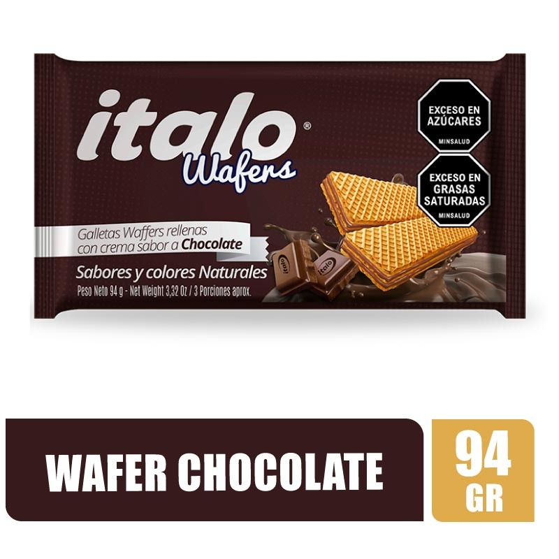 WAFER ITALO CHOCOLATE X 94GR