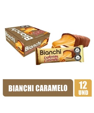 BIANCHI EN BARRA DE CHOCOLATE XL EXPLOSION DE CARAMELO 40GR X 12UND