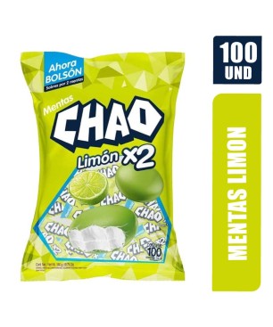 MENTA CHAO X2 LIMON X 100UND
