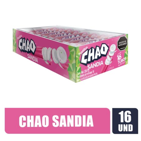 MENTA CHAO PASTILLA SANDIA X 16UND