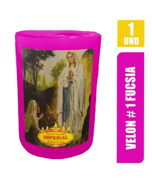 VELON N. 1 FUCSIA LARGO 6CM GRUESO 5CM