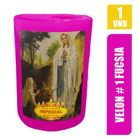 VELON N. 1 FUCSIA LARGO 6CM GRUESO 5CM